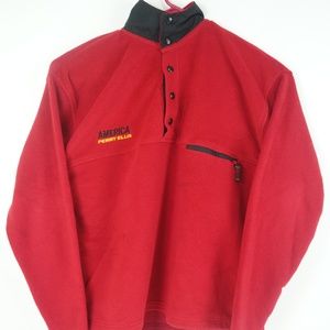 Vintage Mens Perry Ellis America Spellout Fleece